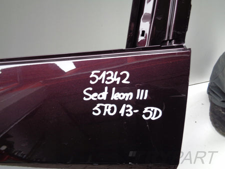 FRONT LEFT DOOR SEAT LEON III 3 5F 5F0 13- 5D NR 51342