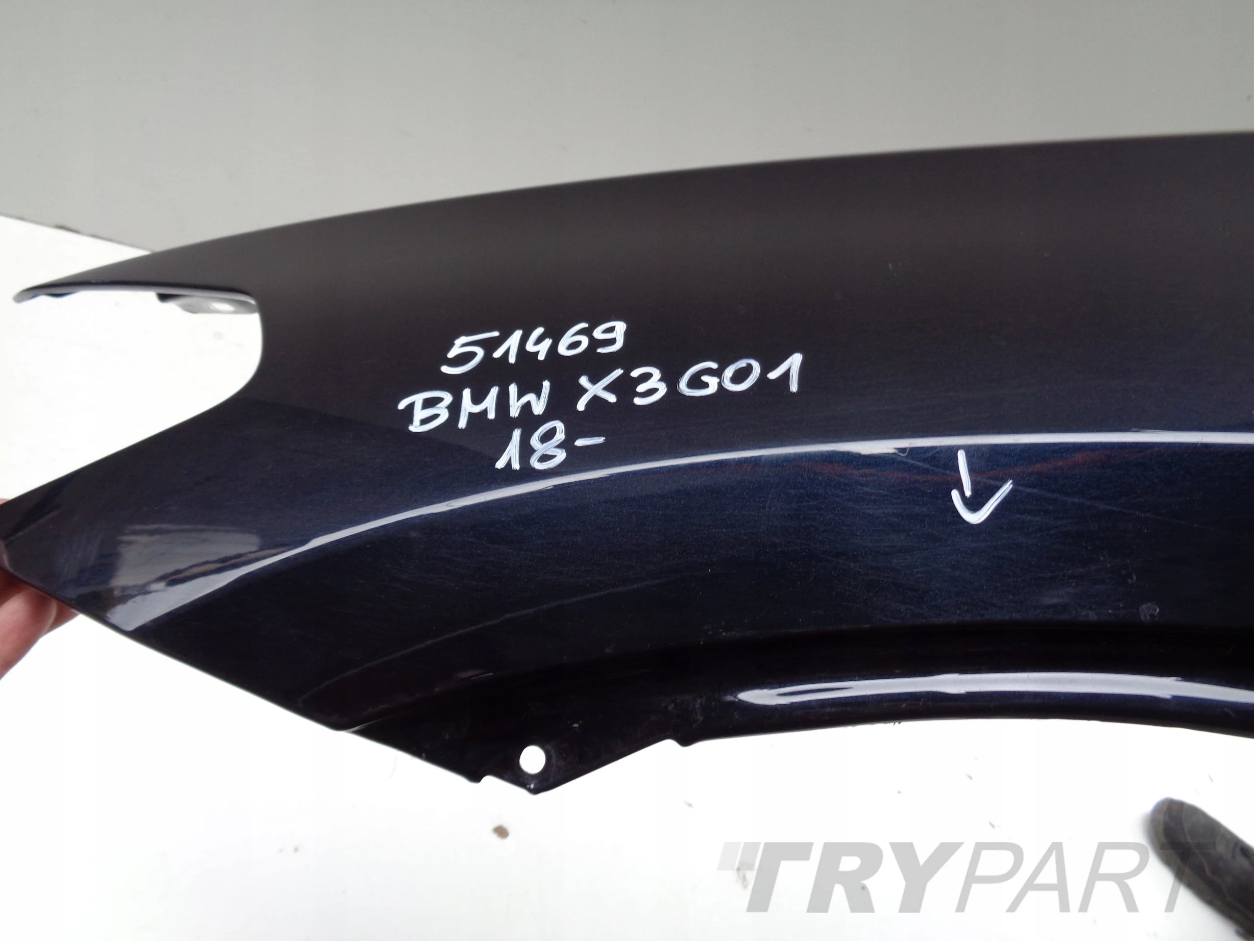 FRONT LEFT FENDER BMW X3 G01 18- NO. 51469