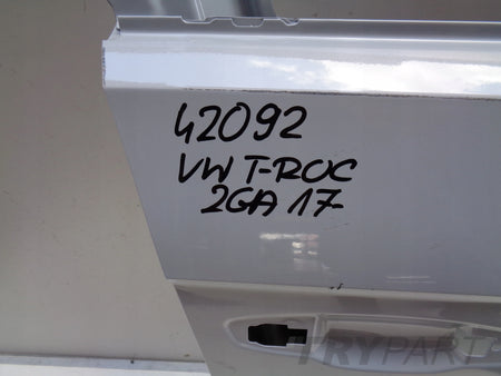 FRONT RIGHT DOOR VW T-ROC 2GA 17- NO. 42092