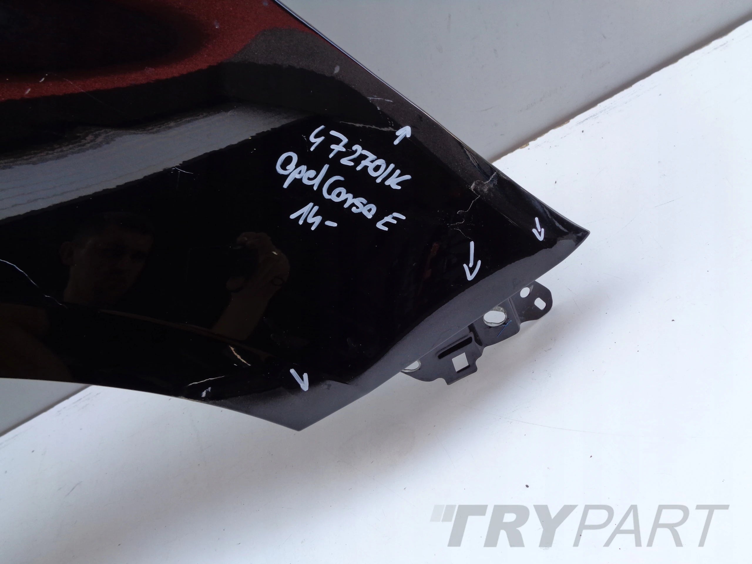FRONT RIGHT FENDER OPEL CORSA E 14- NO. 47270