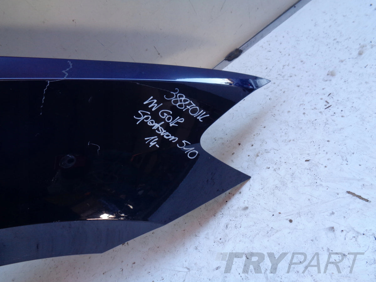 FRONT RIGHT FENDER VW GOLF SPORTSVAN 510 14- NO. 38870