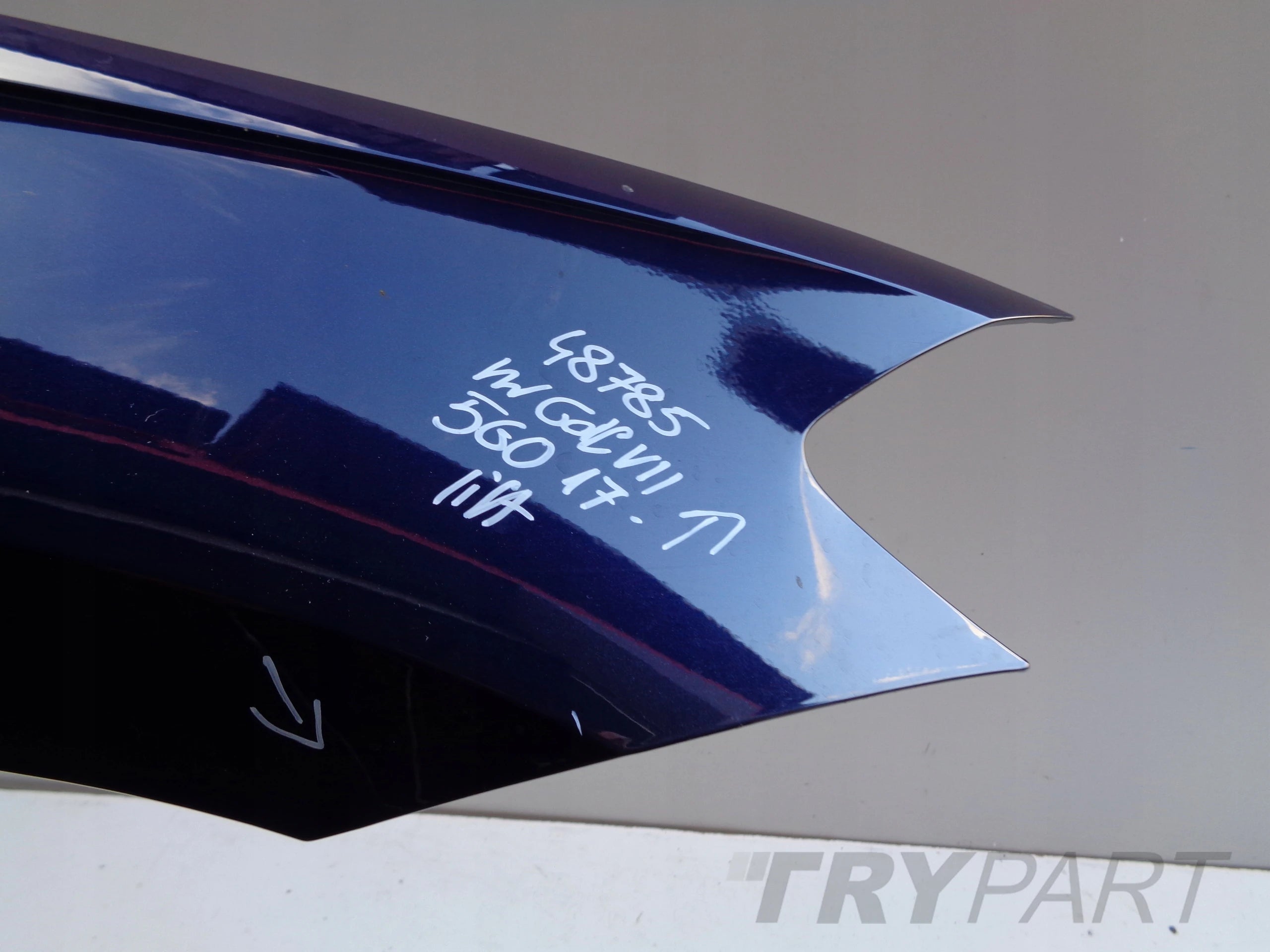 FRONT RIGHT FENDER VW GOLF VII 7 5G 5G0 17- FACELIFT NO. 48785