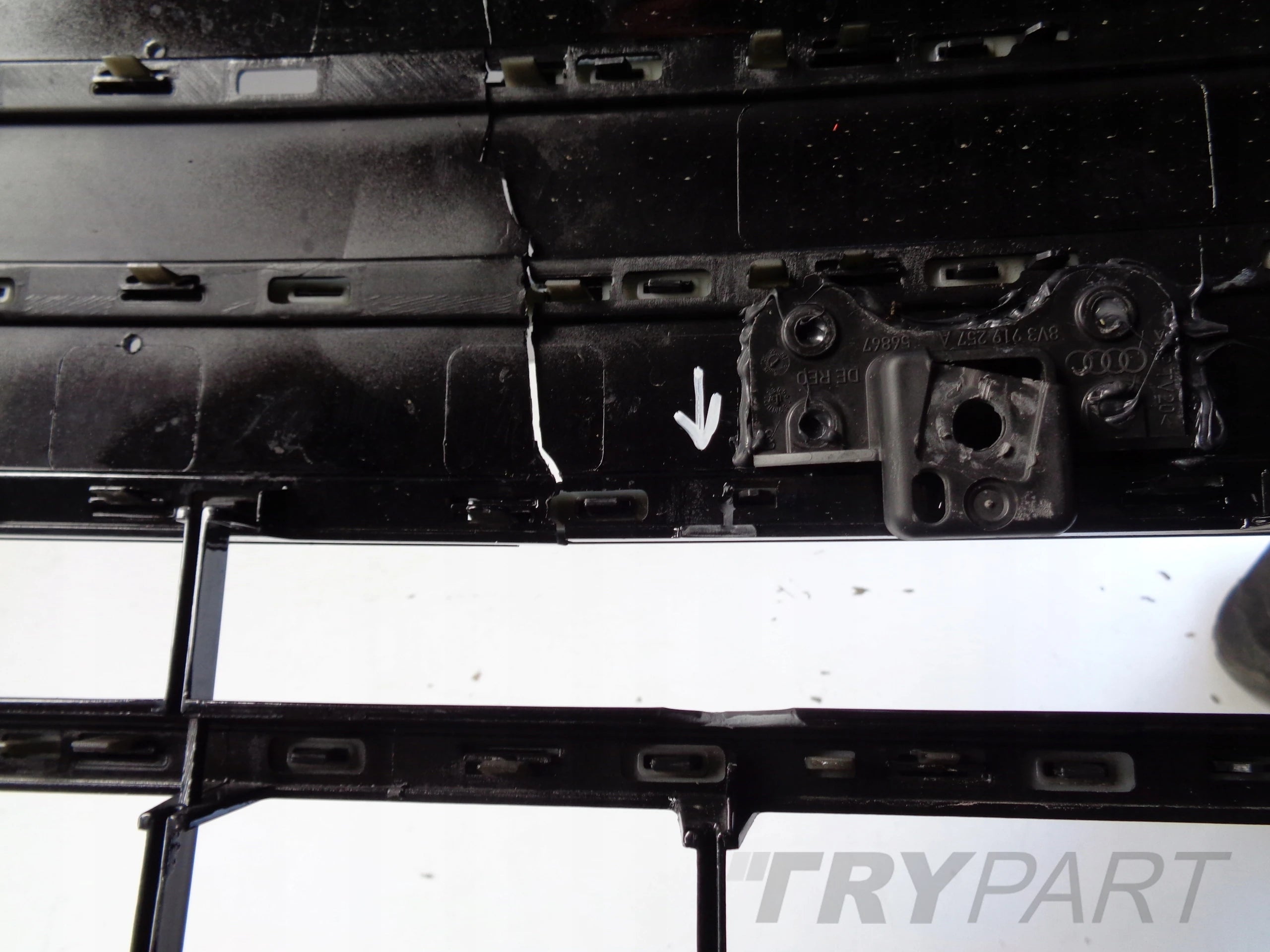 GRILL GRILLE FOR AUDI A3 8V 8V0 12-16 S-LINE SHADOW BLACK