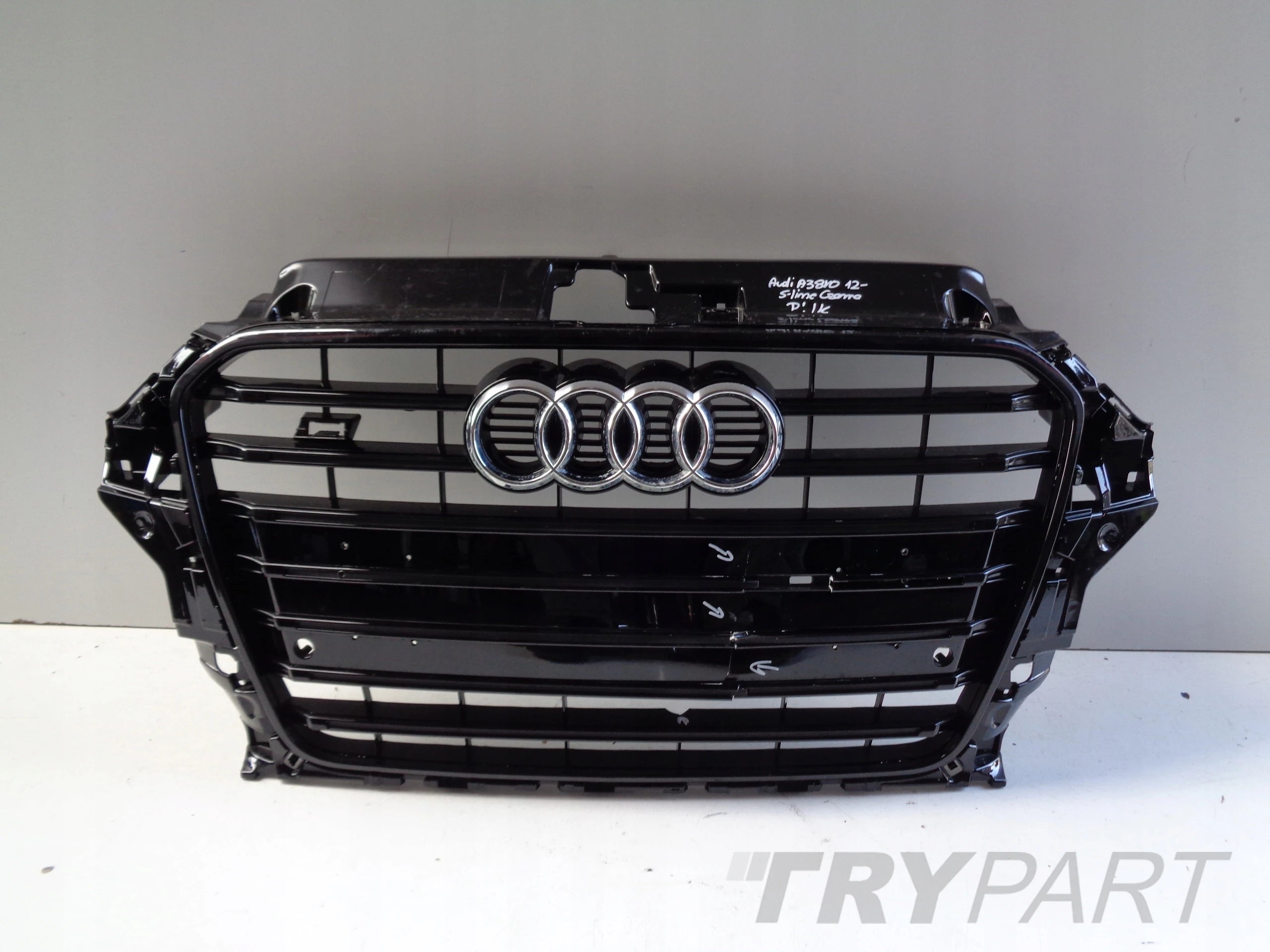 GRILL GRILLE FOR AUDI A3 8V 8V0 12-16 S-LINE SHADOW BLACK