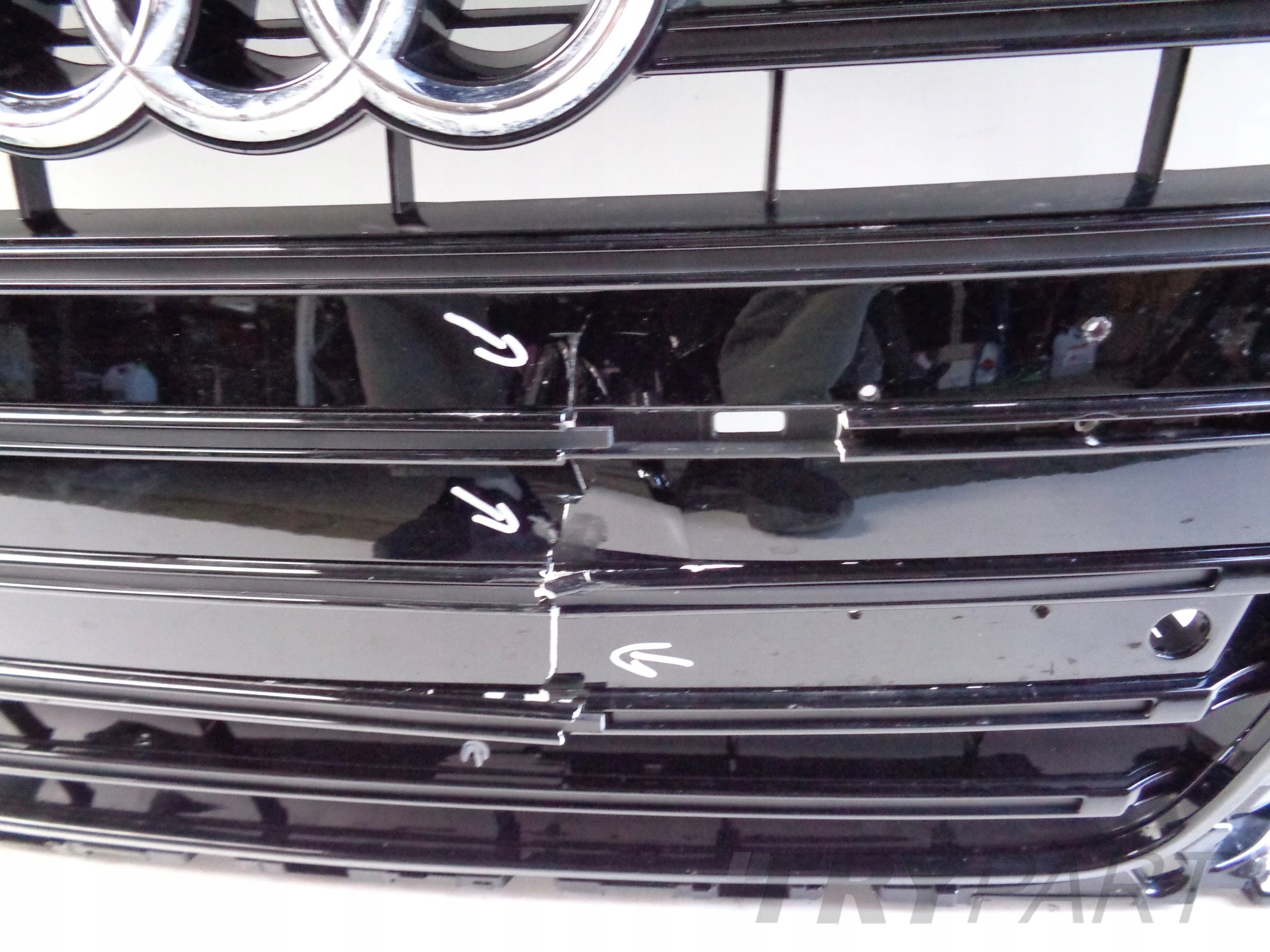 GRILL GRILLE FOR AUDI A3 8V 8V0 12-16 S-LINE SHADOW BLACK