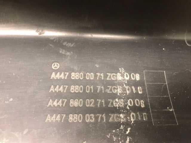 Mercedes-Benz V-Class W447 2014-  Rear, Back Bumper A4478851225, M145226