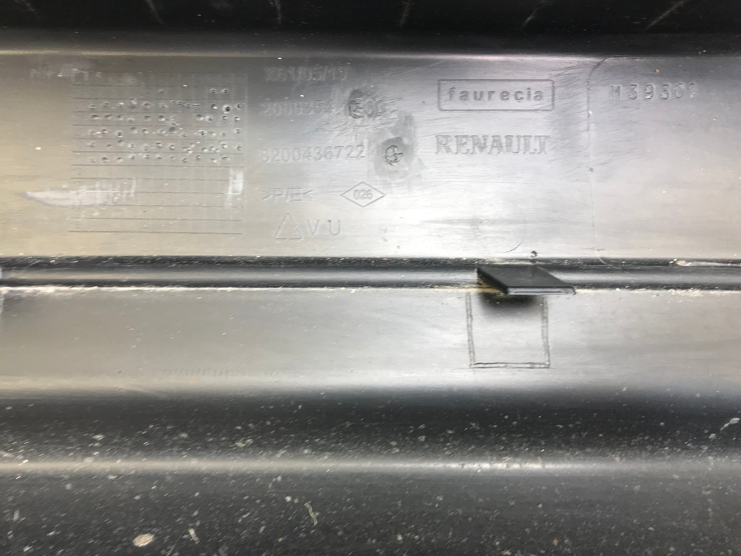 Renault Kangoo 2014 Rear, Back Bumper OEM: 8200436722