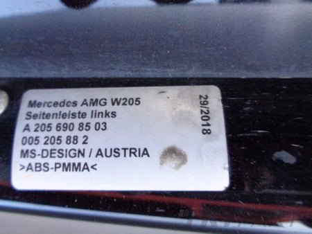 LEFT DOOR SILL TRIM MERCEDES C-CLASS W205 AMG 6.3