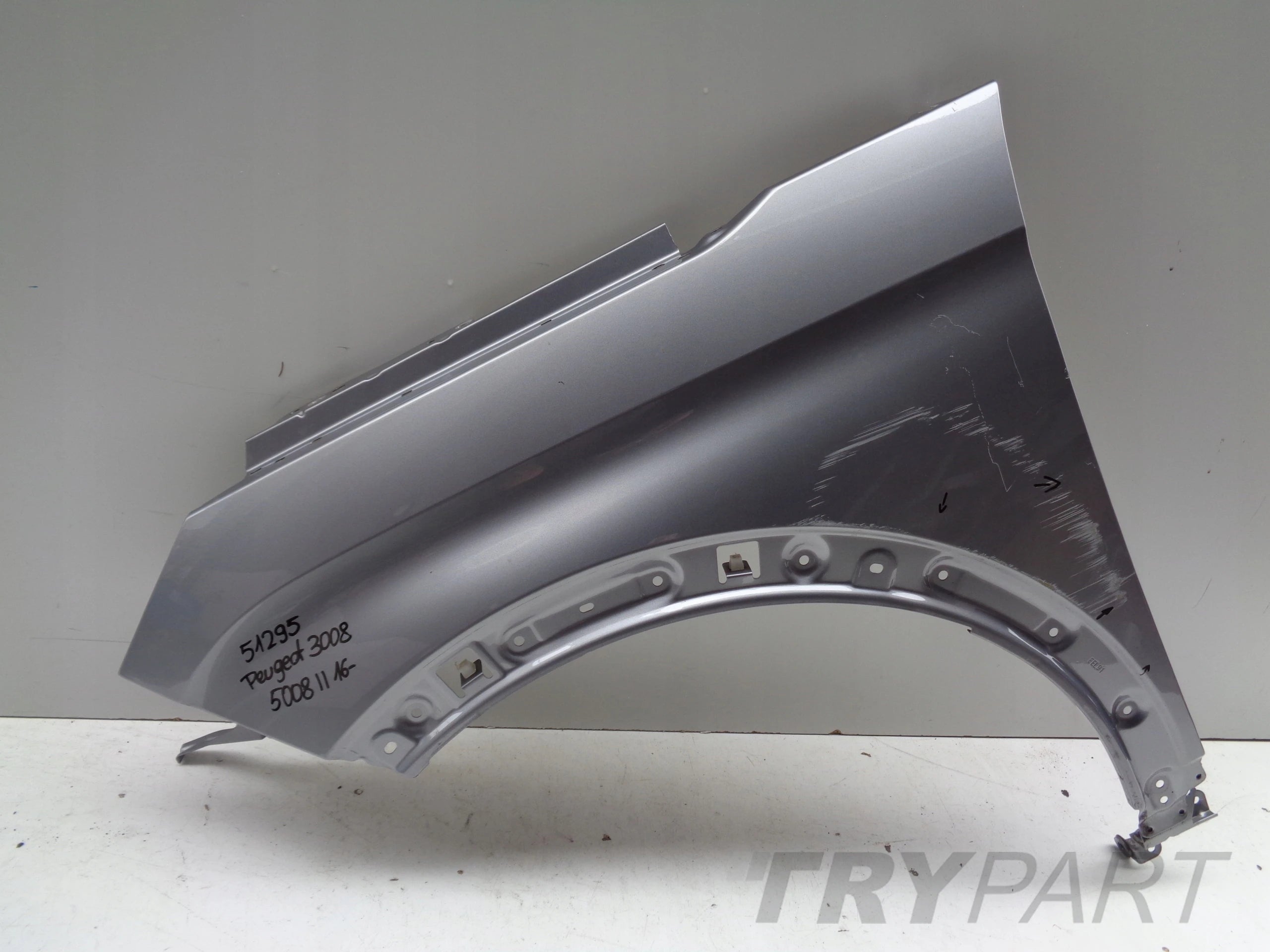 LEFT FRONT FENDER PEUGEOT 3008 5008 II 16- NO. 51295