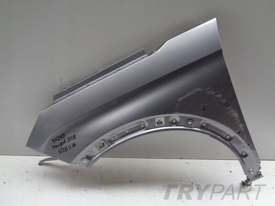 LEFT FRONT FENDER PEUGEOT 3008 5008 II 16- NO. 51295