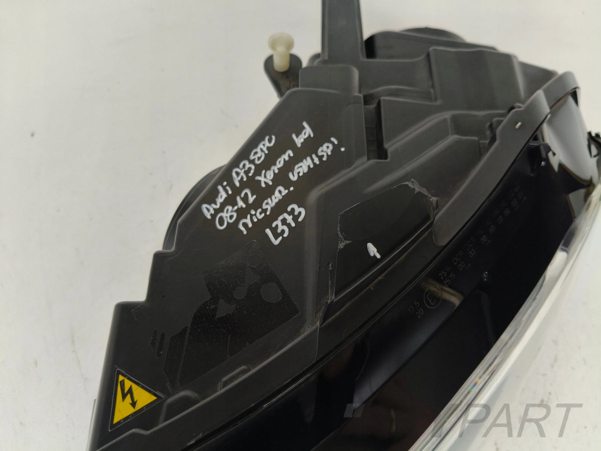 LEFT HEADLIGHT AUDI A3 8P 8P0 08-12 XENON LED CORNERING