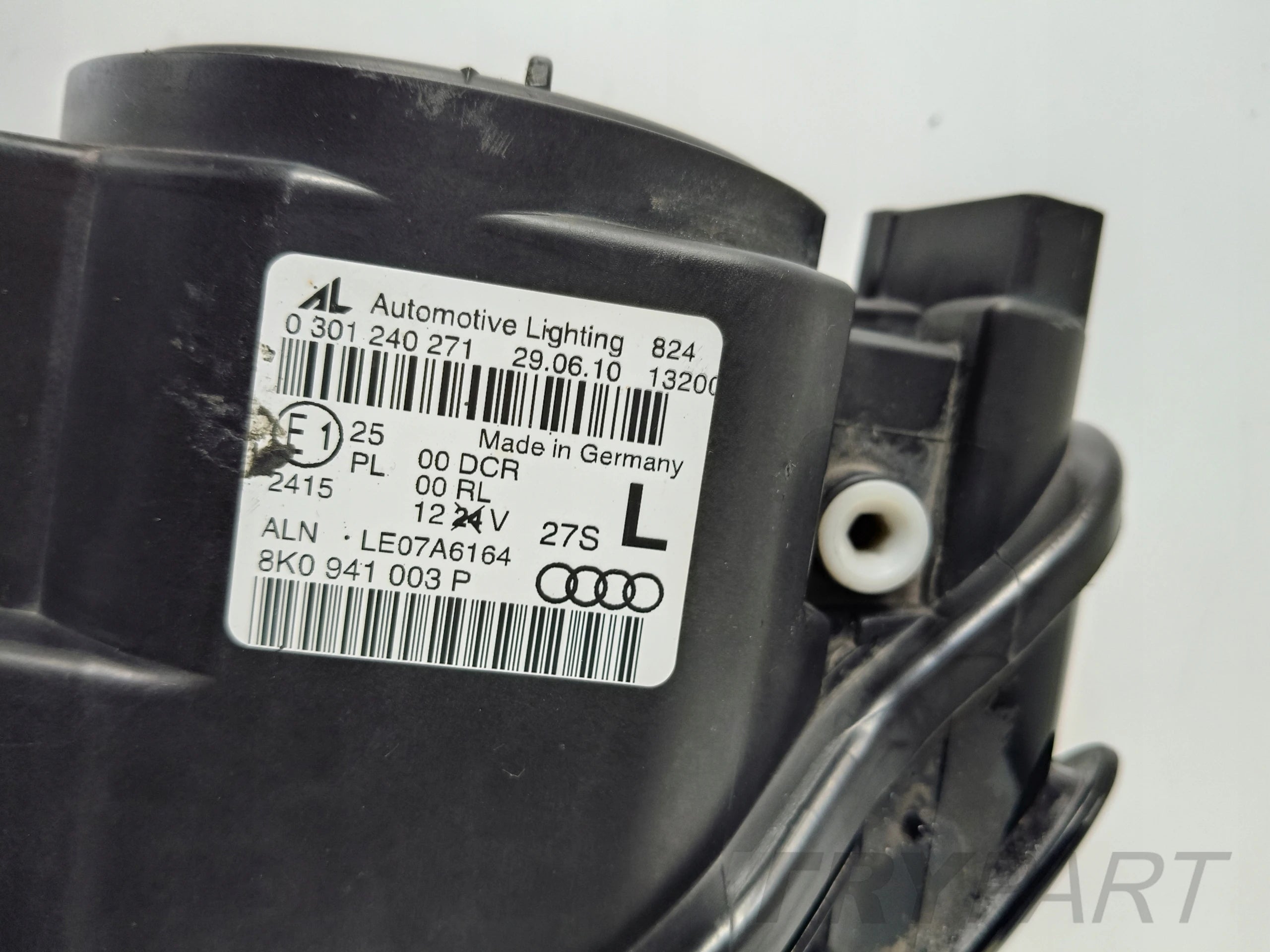 LEFT HEADLIGHT AUDI A4 B8 8K 8K0 07-11 XENON LED NON-AFS