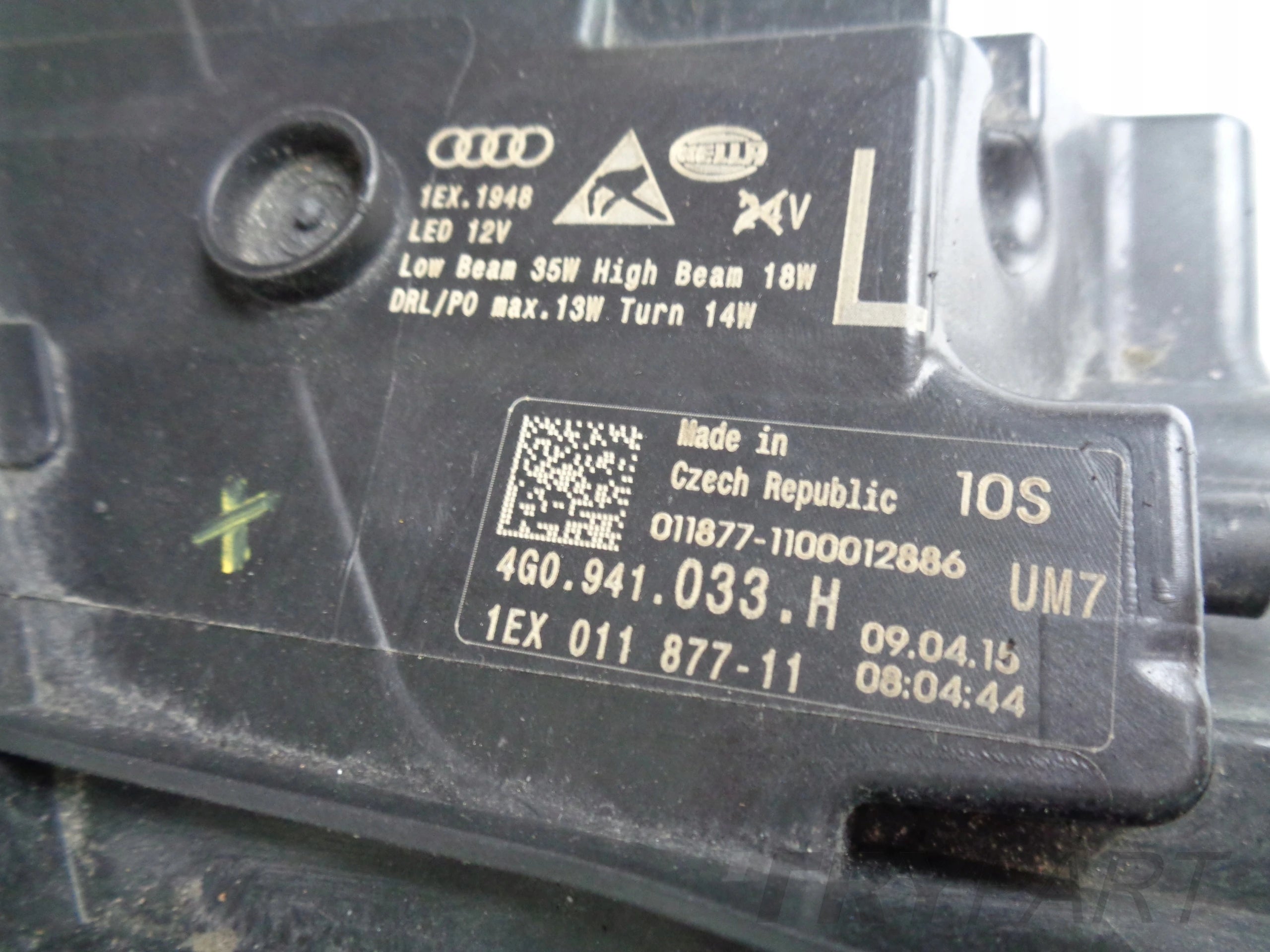LEFT HEADLIGHT AUDI A6 C7 4G 4G0 14- LIFT FULL LED