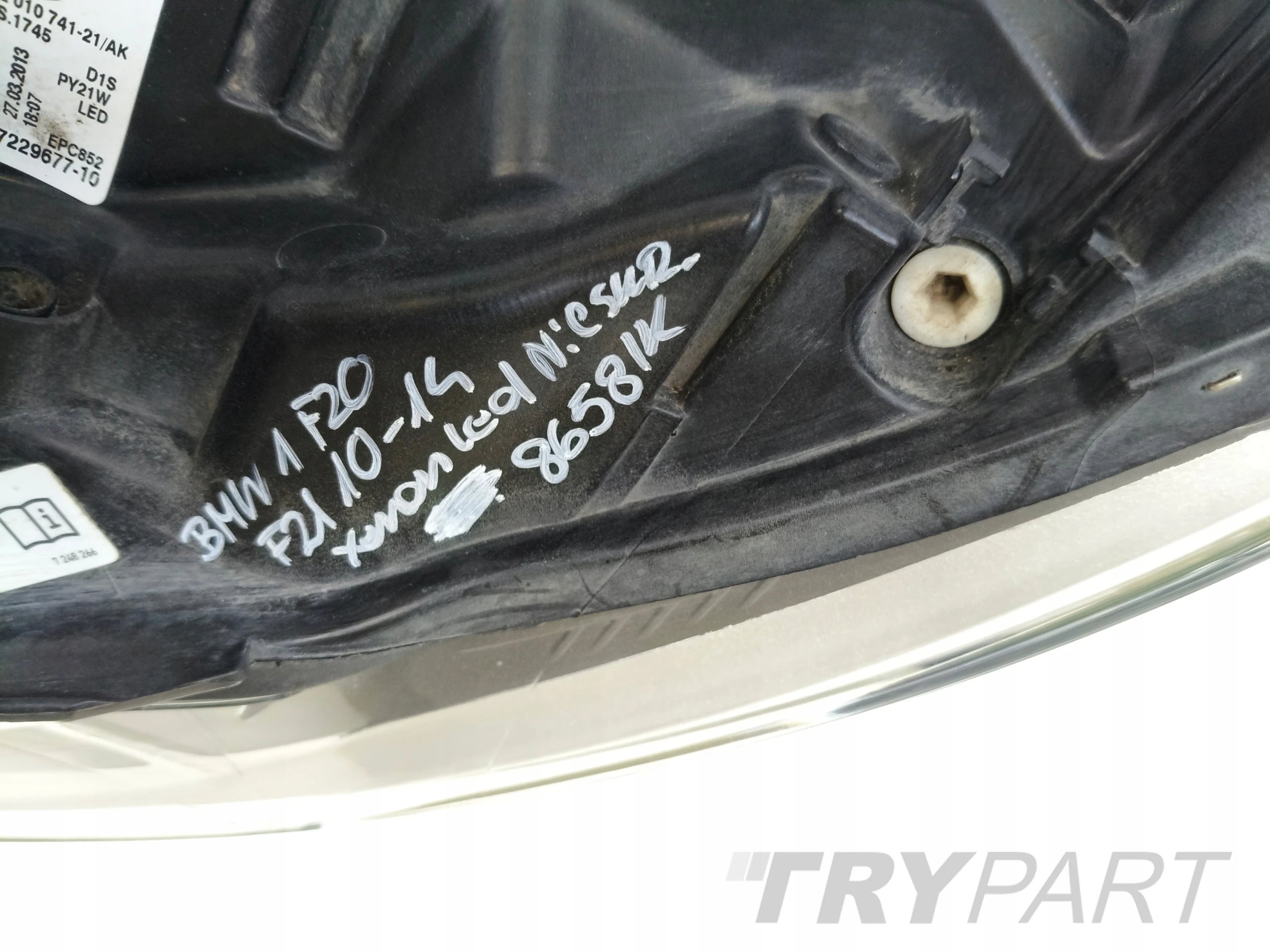 LEFT HEADLIGHT BMW 1 F20 F21 10-14 XENON LED NON-ADAPTIVE