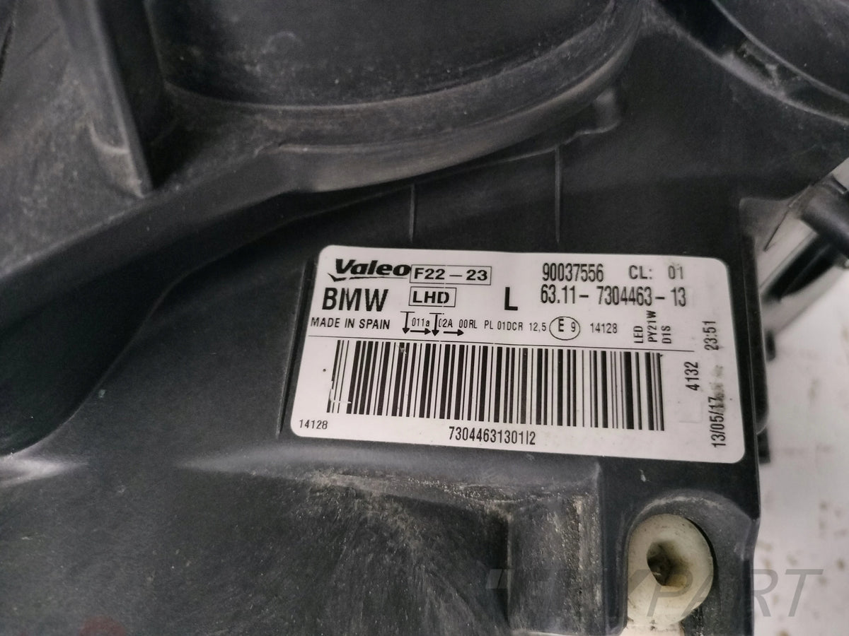 LEFT HEADLIGHT BMW 2 F22 F23 COUPE CONVERTIBLE XENON LED NON-ADAPTIVE