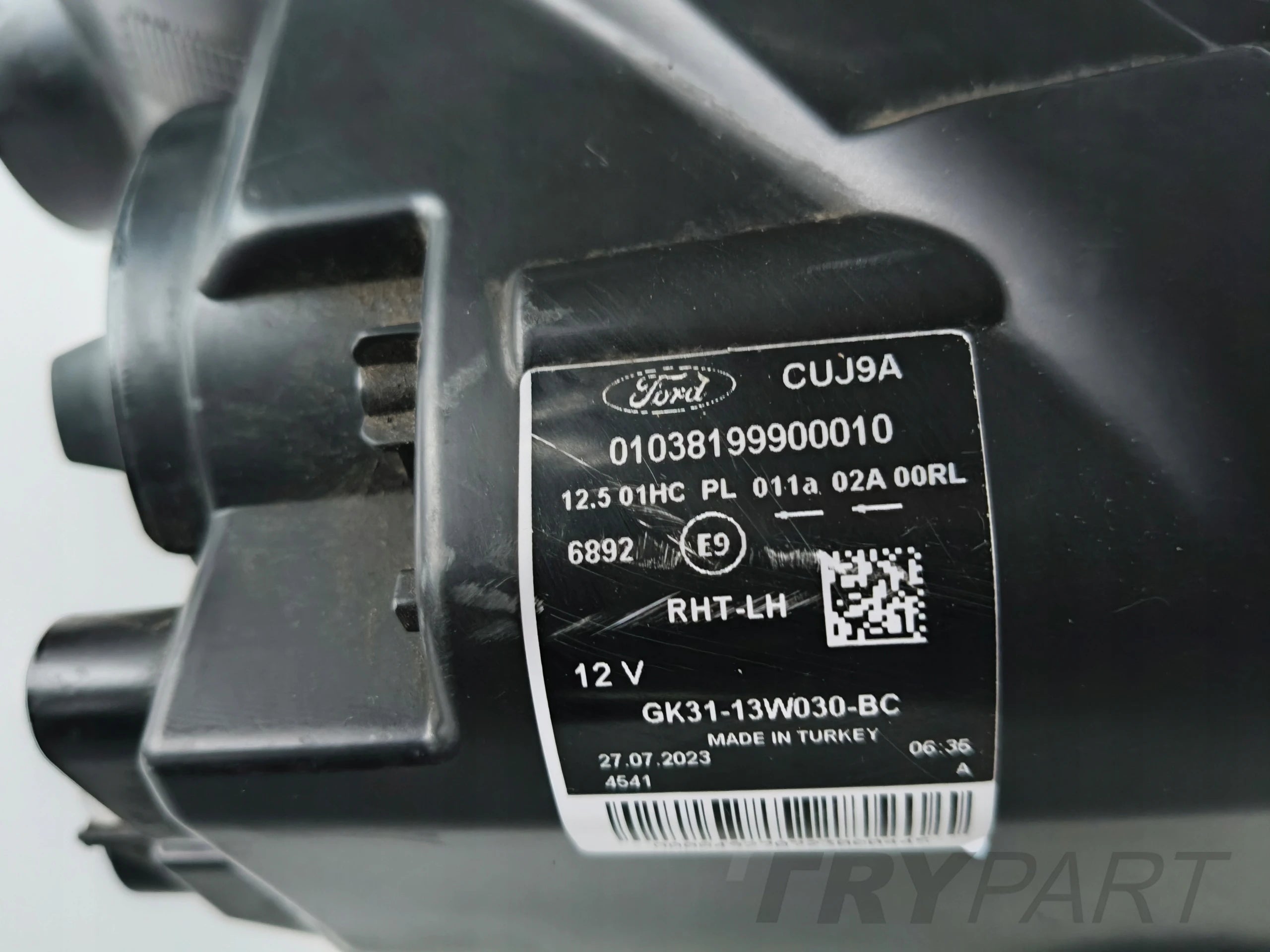 LEFT HEADLIGHT FORD TRANSIT MK8 14- DARK