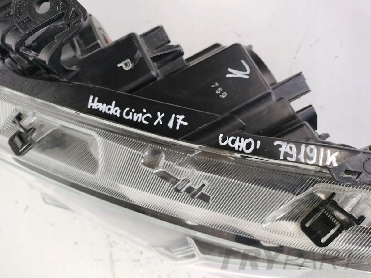 LEFT HEADLIGHT HONDA CIVIC X 17-
