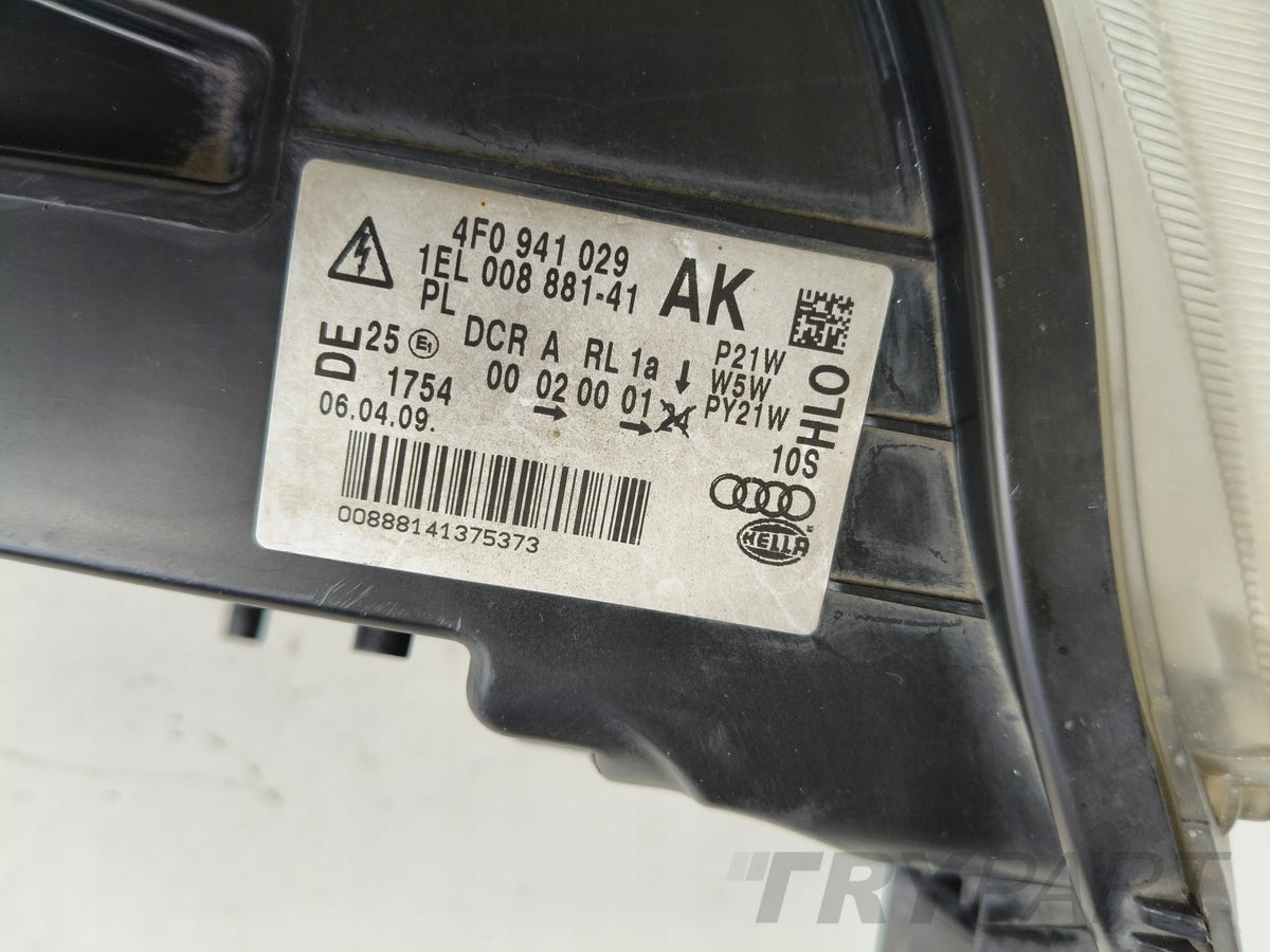LEFT HEADLIGHT LAMP AUDI A6 C6 4F 4F0 04-08 XENON NON-ADAPTIVE