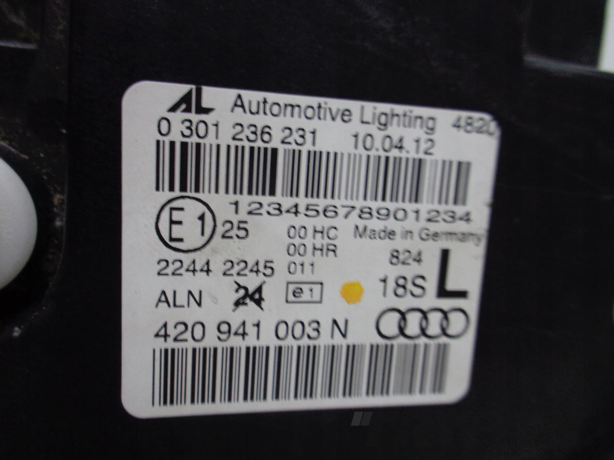 LEFT HEADLIGHT LAMP AUDI R8 420 08-12 FULL LED