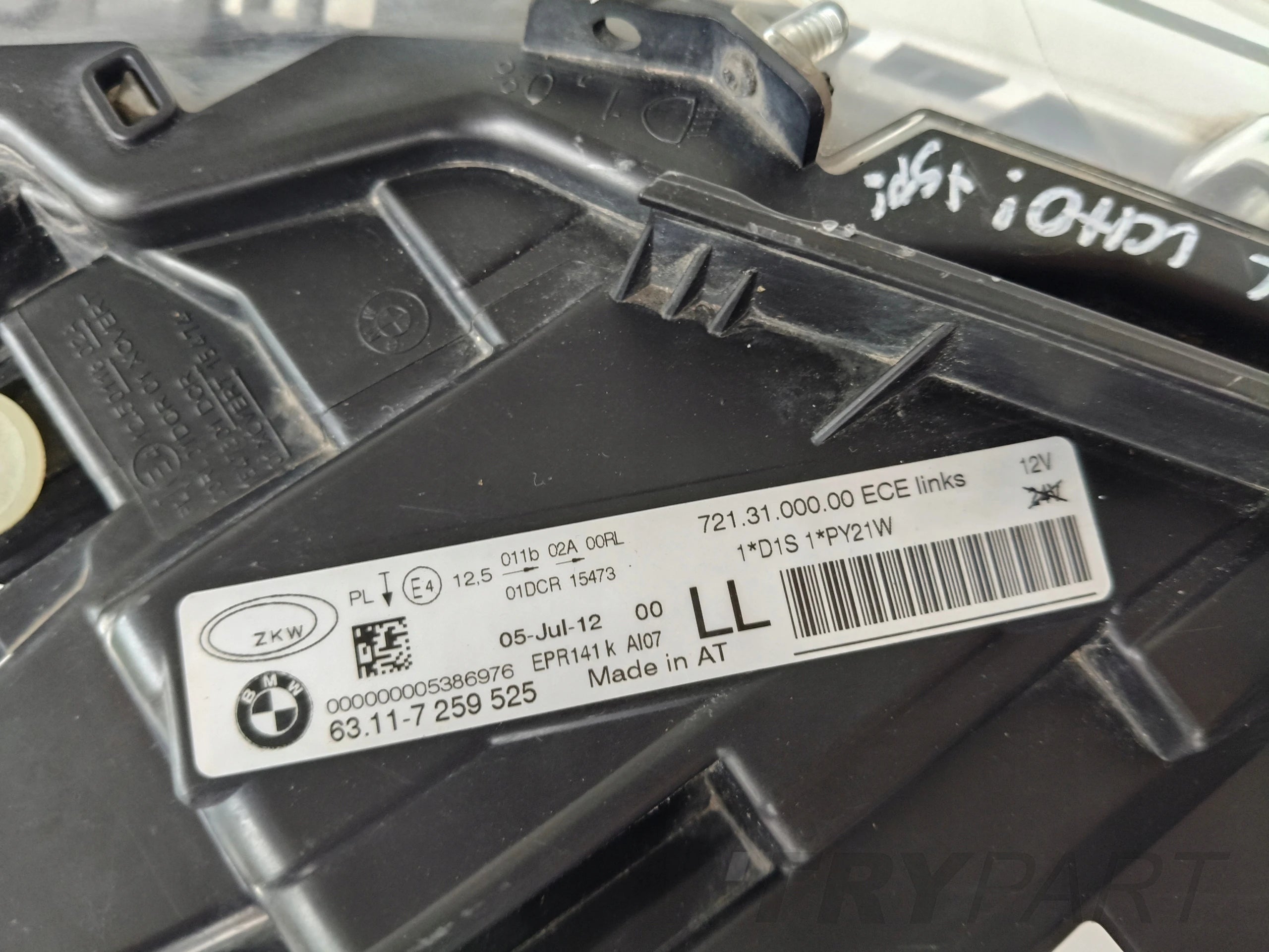 LEFT HEADLIGHT LAMP BMW 3 F30 F31 12- XENON LED NON-ADAPTIVE