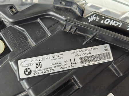 LEFT HEADLIGHT LAMP BMW 3 F30 F31 12- XENON LED NON-ADAPTIVE