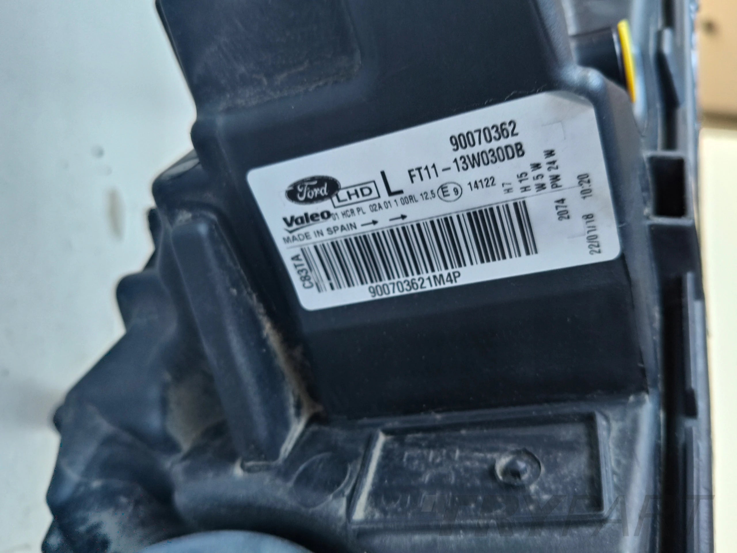 LEFT HEADLIGHT LAMP FORD TRANSIT CONNECT 13-