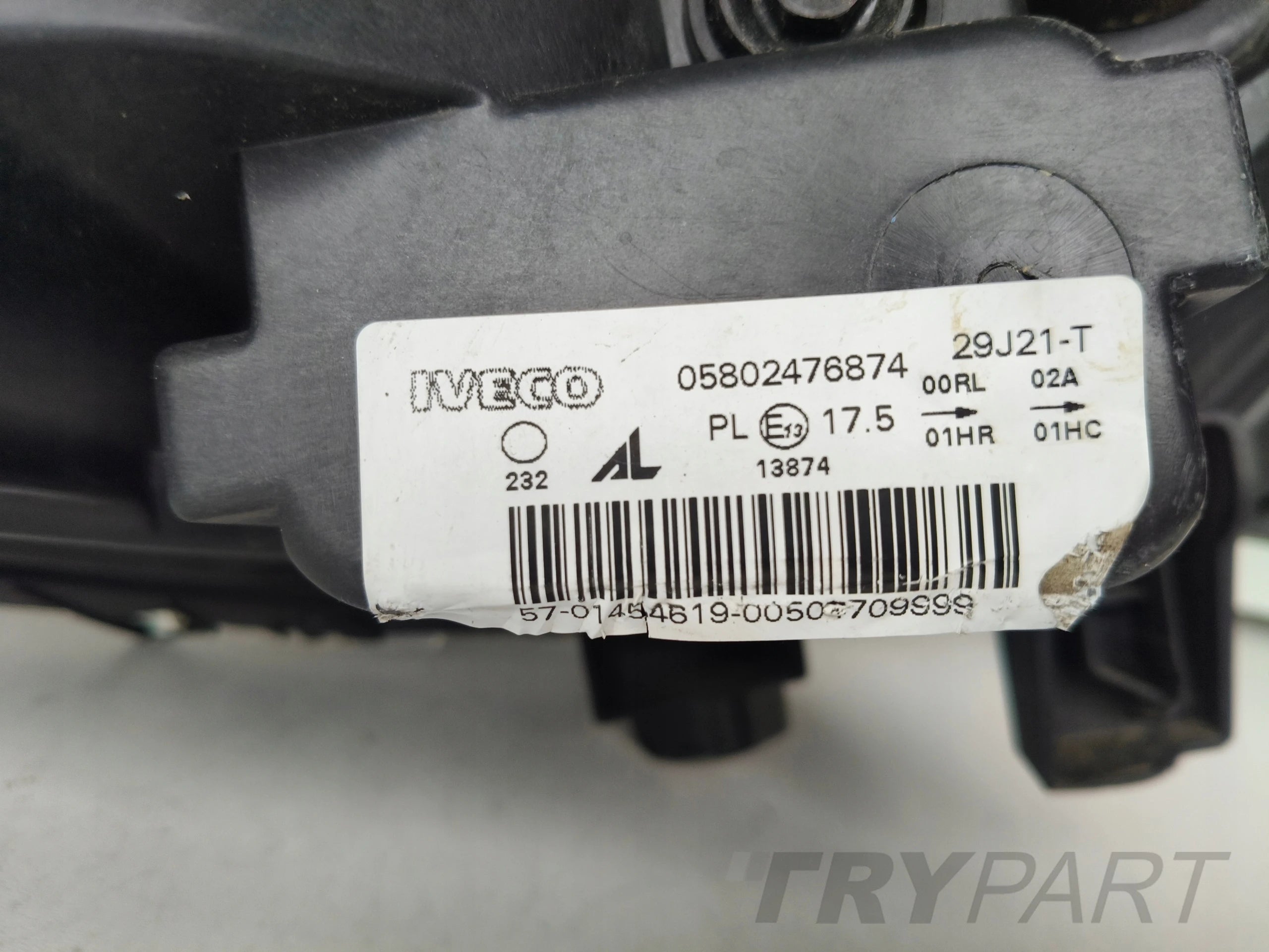 LEFT HEADLIGHT LAMP IVECO DAILY 19- LIFT