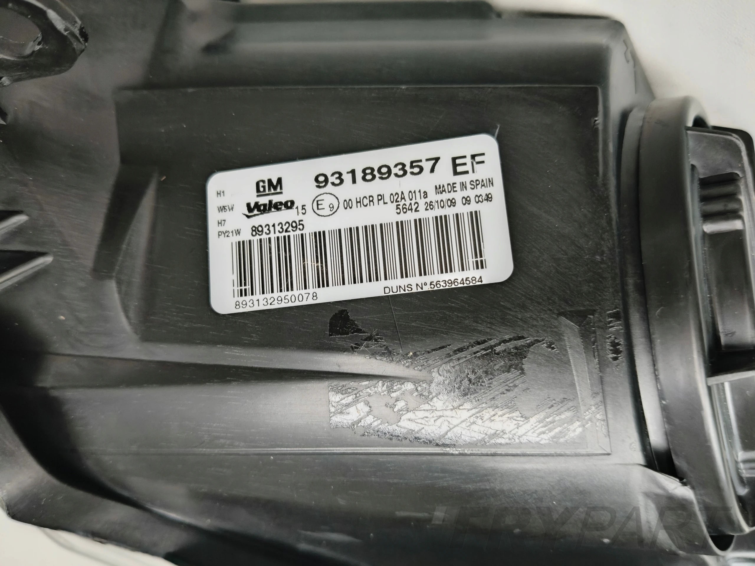 LEFT HEADLIGHT LAMP OPEL CORSA D 06-11