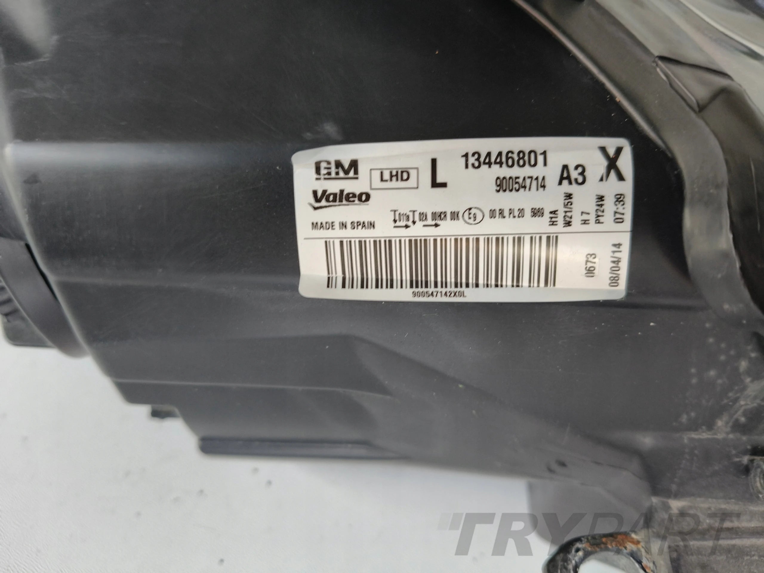 LEFT HEADLIGHT LAMP OPEL CORSA D 11-14 LIFT DARK