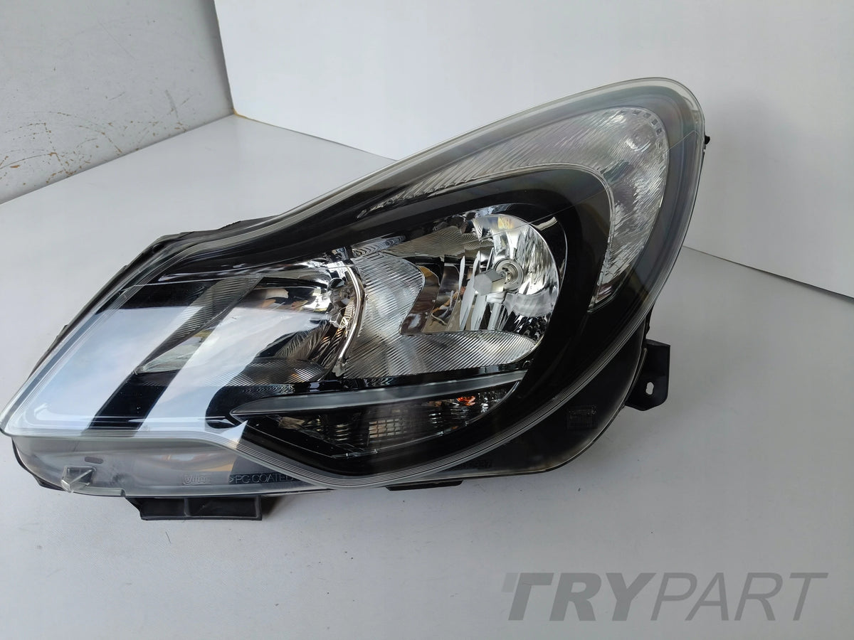 LEFT HEADLIGHT LAMP OPEL CORSA D 11-14 LIFT DARK