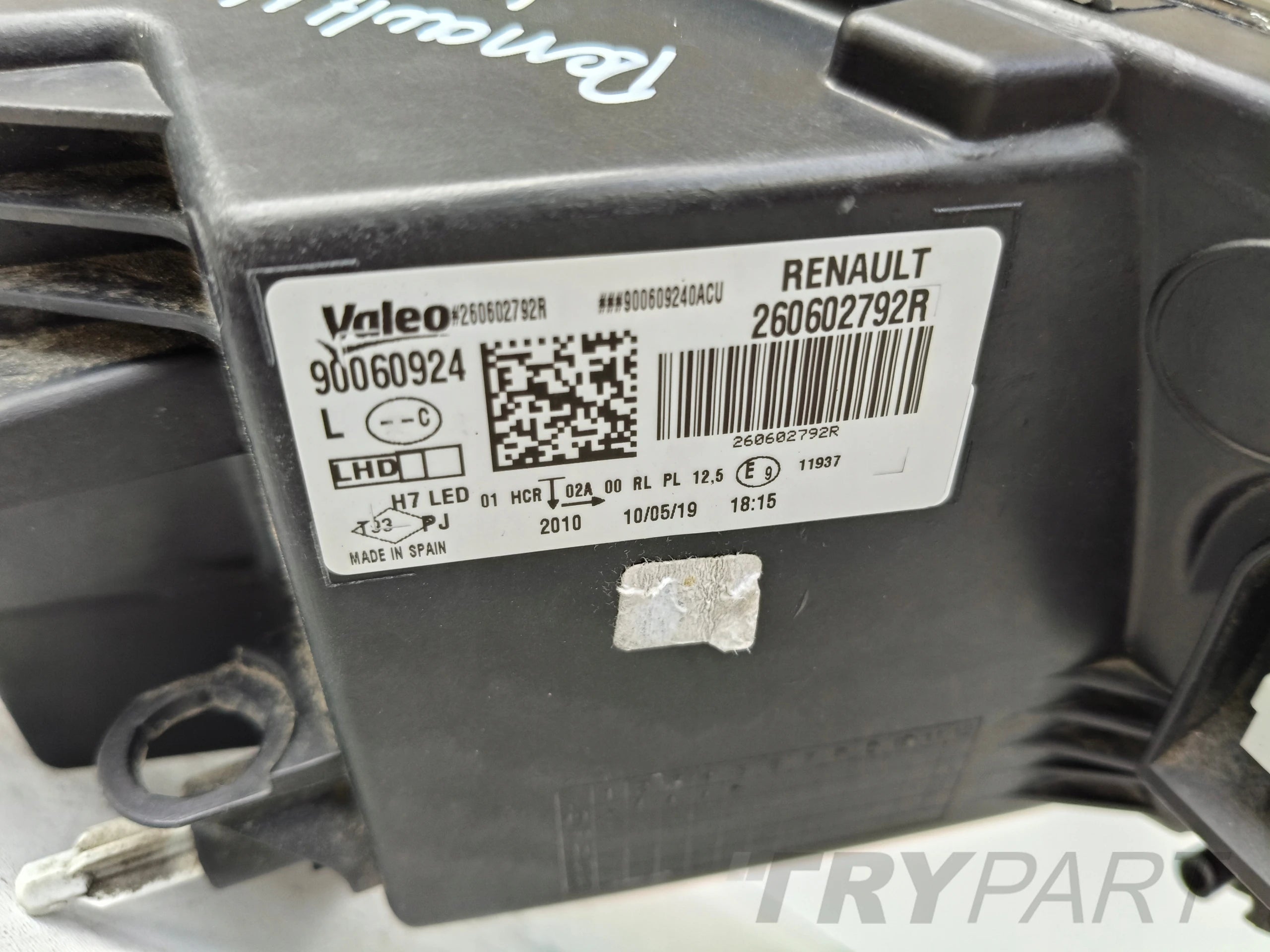 LEFT HEADLIGHT LAMP RENAULT MEGANE IV 16- LED