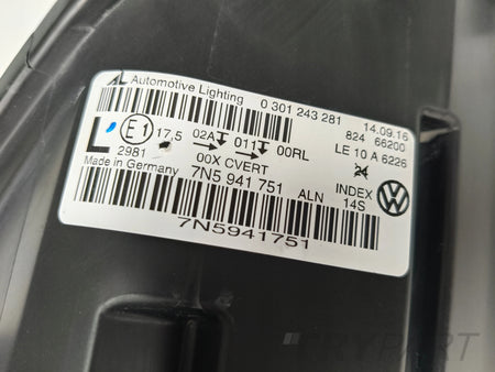 LEFT HEADLIGHT LAMP SEAT ALHAMBRA 7N 7N5 10- XENON