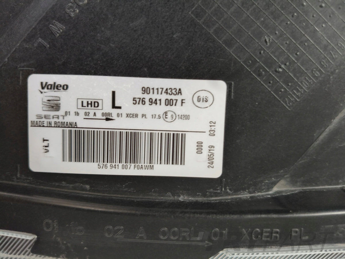 LEFT HEADLIGHT LAMP SEAT ATECA 575 16- FULL LED