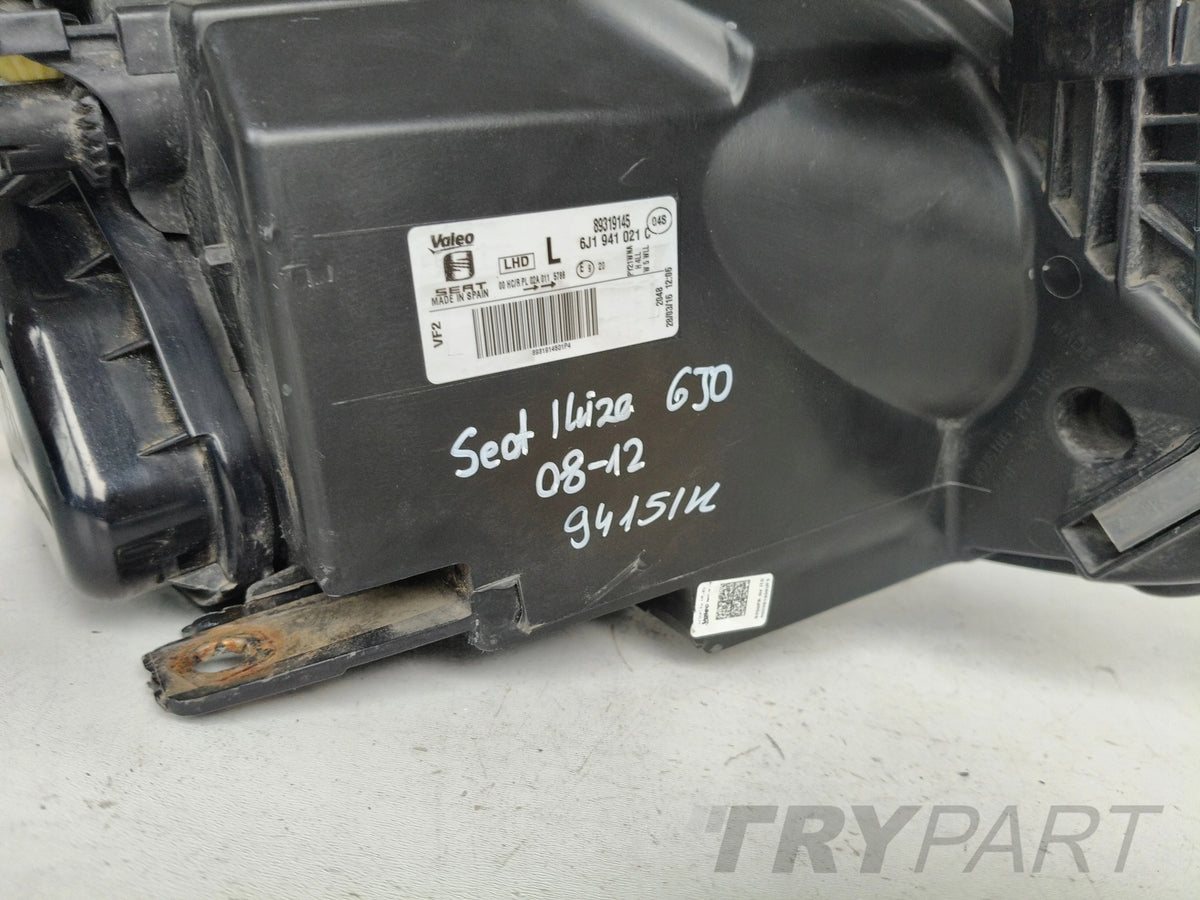 LEFT HEADLIGHT LAMP SEAT IBIZA 6J 6J0 08-12