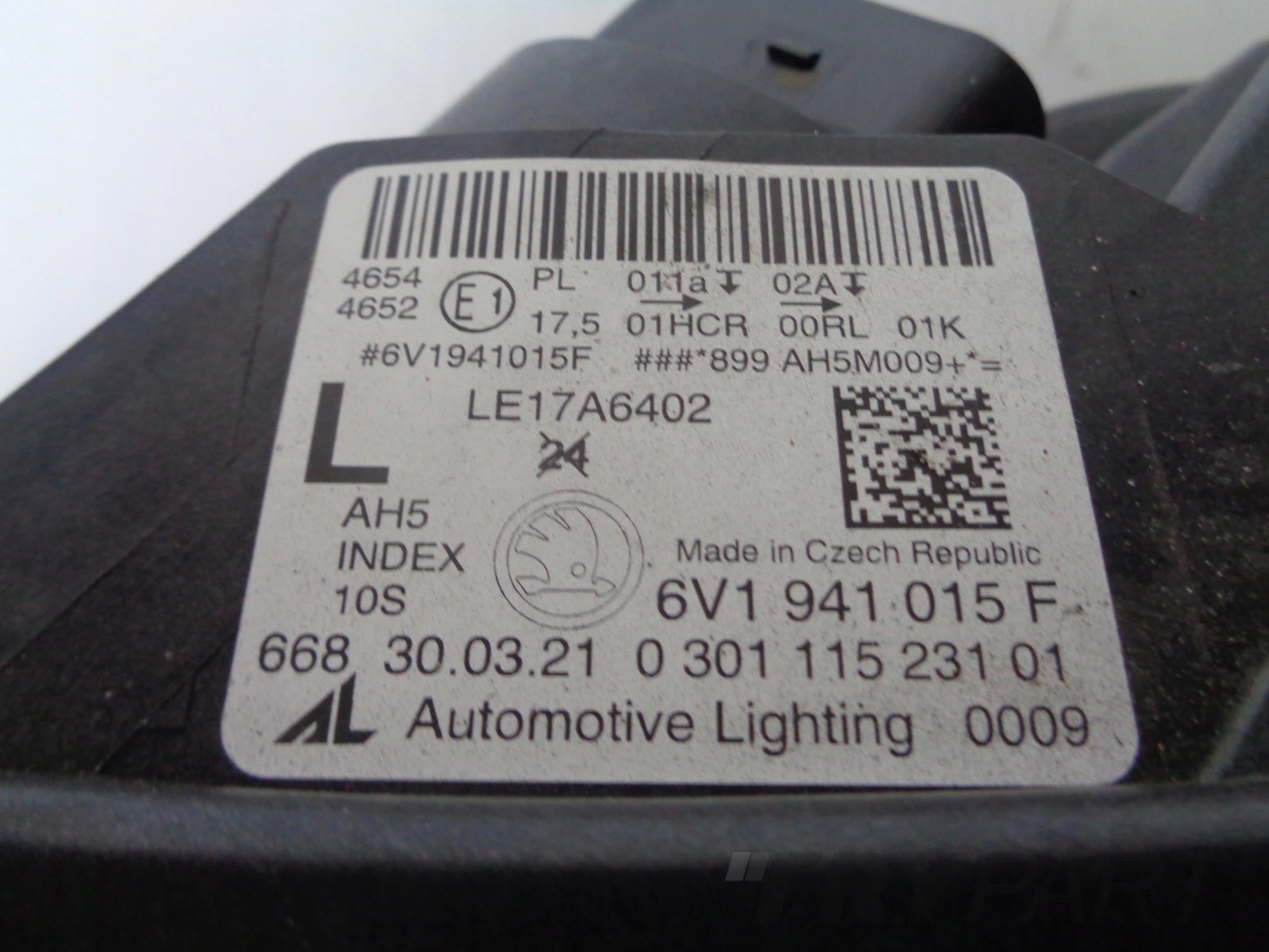 LEFT HEADLIGHT LAMP SKODA FABIA III 3 6V 6V0 18- LIFT FULL LED