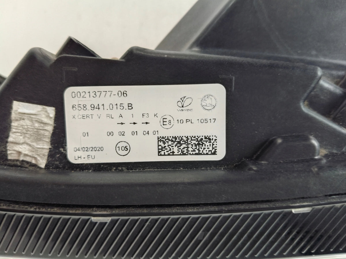 LEFT HEADLIGHT LAMP SKODA KAMIQ 658 18- FULL LED