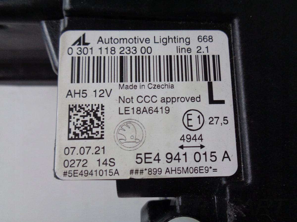 LEFT HEADLIGHT LAMP SKODA OCTAVIA IV 5E3 20- FULL LED