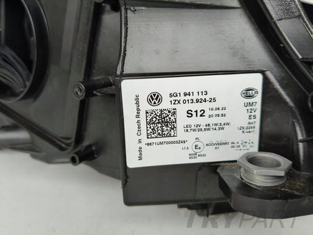 LEFT HEADLIGHT LAMP VW GOLF VII 7 5G 5G0 17- LIFT FULL LED