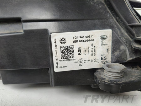 LEFT HEADLIGHT LAMP VW GOLF VII 7 5G 5G0 17- LIFT LED