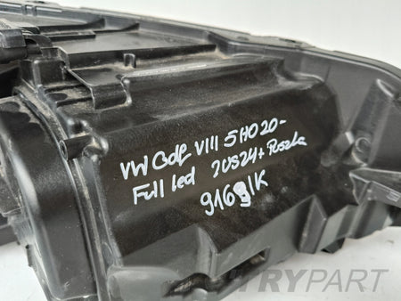 LEFT HEADLIGHT LAMP VW GOLF VIII 8 5H 5H0 20- FULL LED