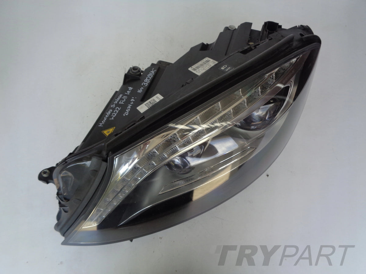 LEFT HEADLIGHT MERCEDES S-CLASS W222 FULL LED NIGHT VISION