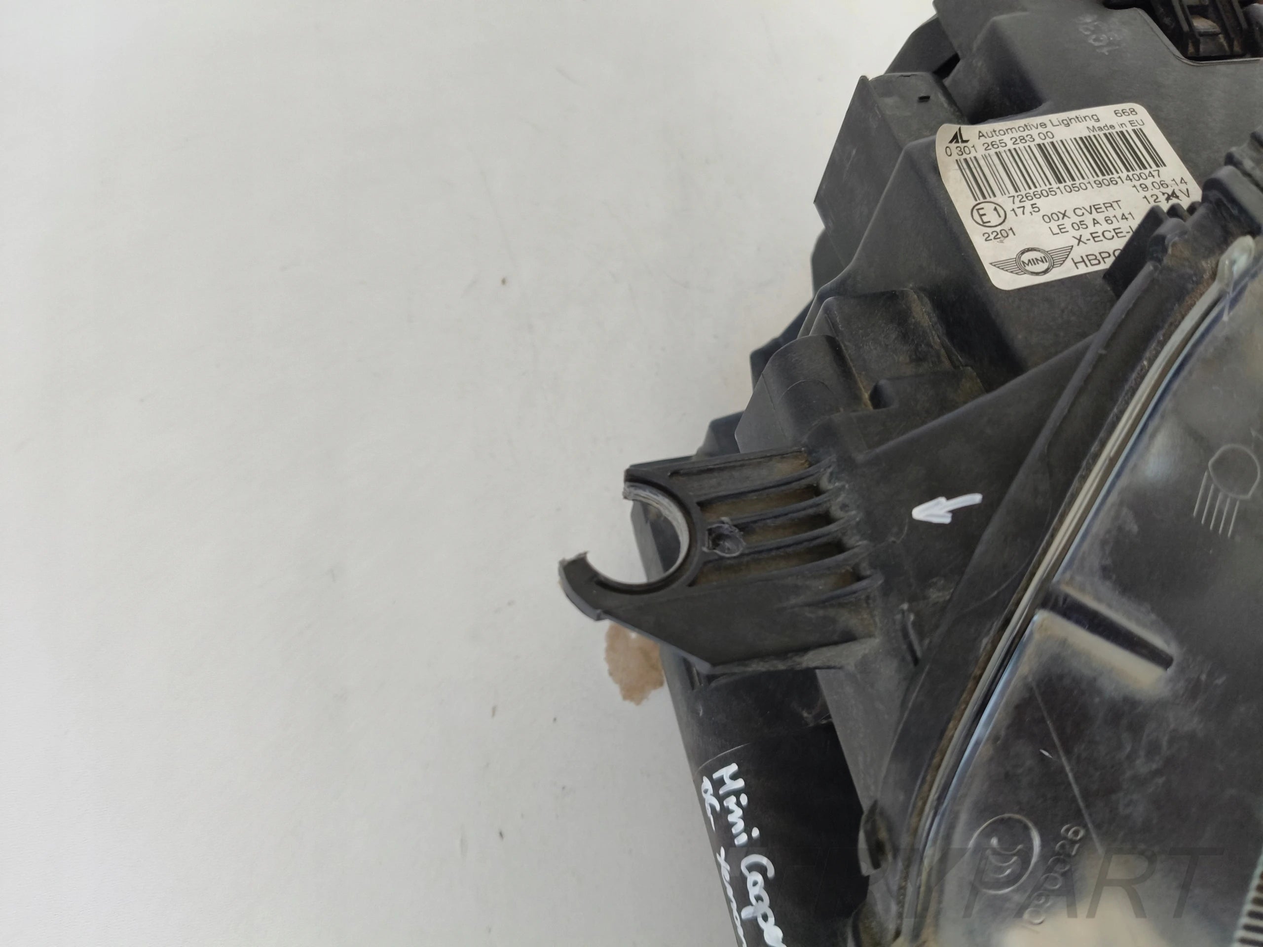 LEFT HEADLIGHT MINI COOPER ONE R56 XENON