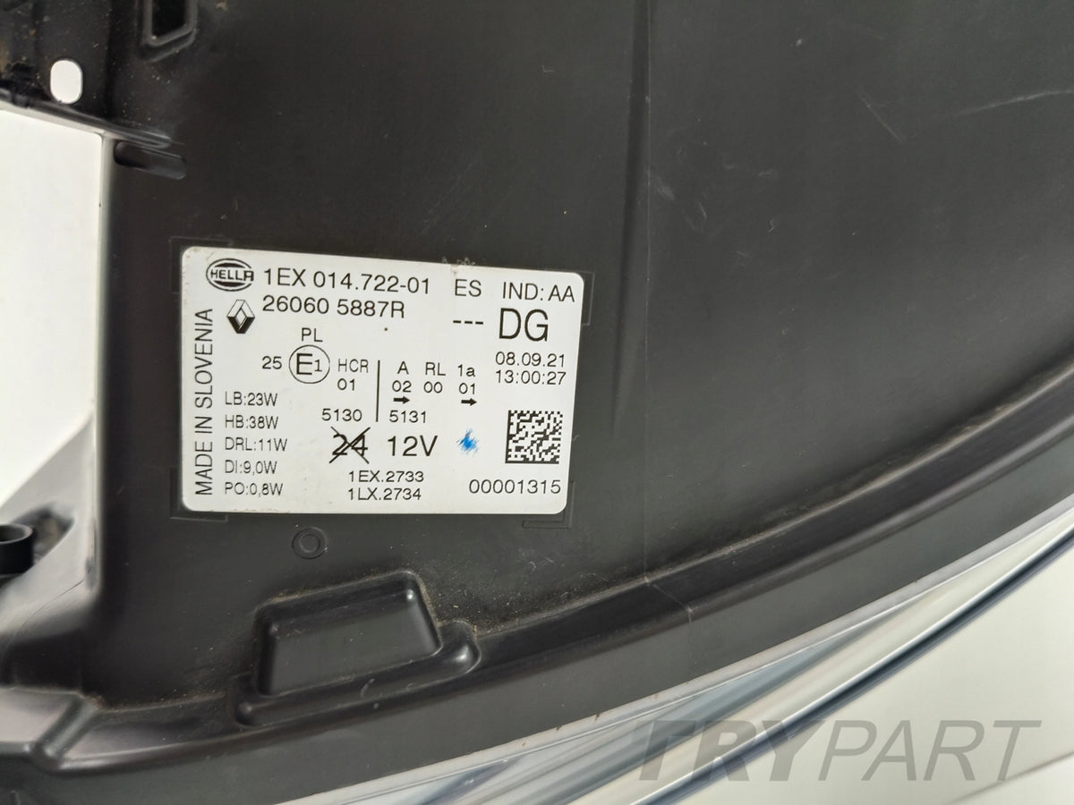 LEFT HEADLIGHT NISSAN NV300 PRIMASTAR 21- FACELIFT FULL LED