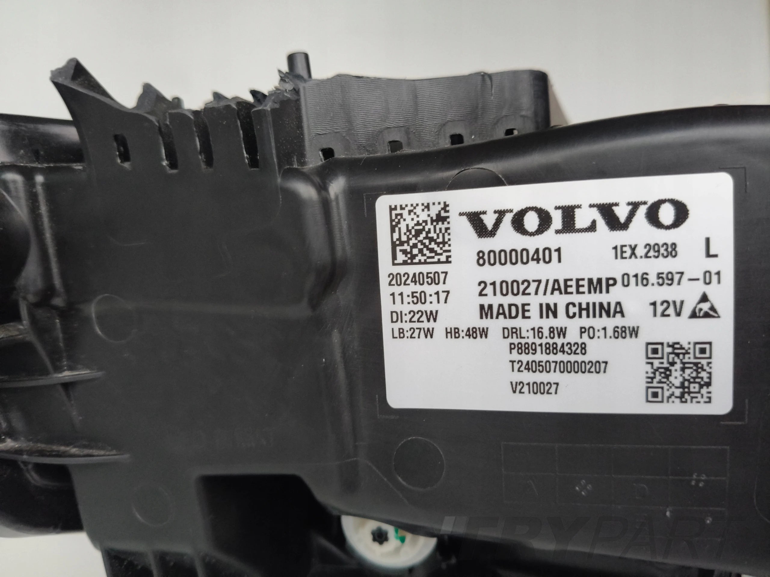 LEFT HEADLIGHT VOLVO EX30 23- FULL LED