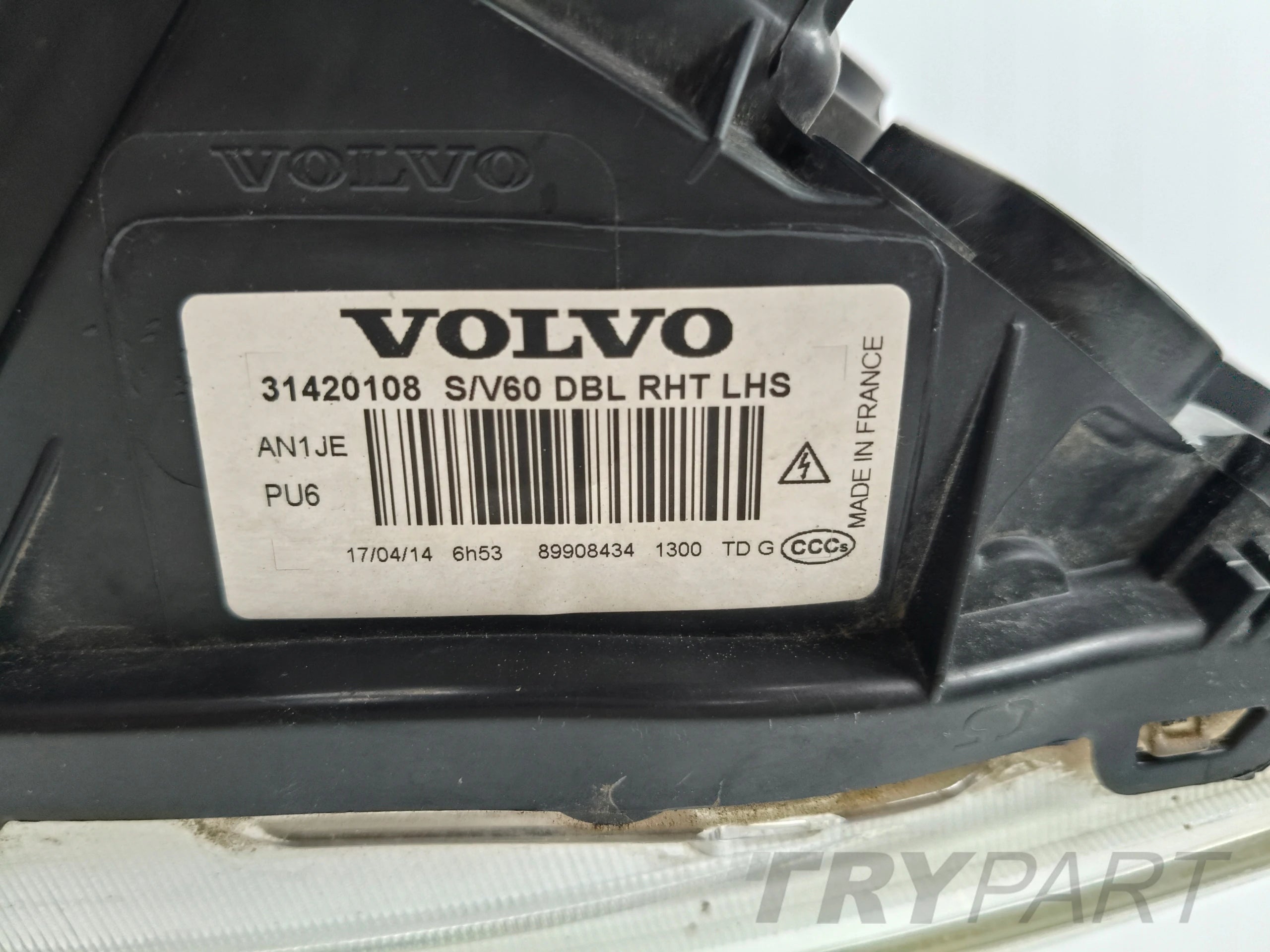 LEFT HEADLIGHT VOLVO V60 S60 13- FACELIFT XENON CORNERING