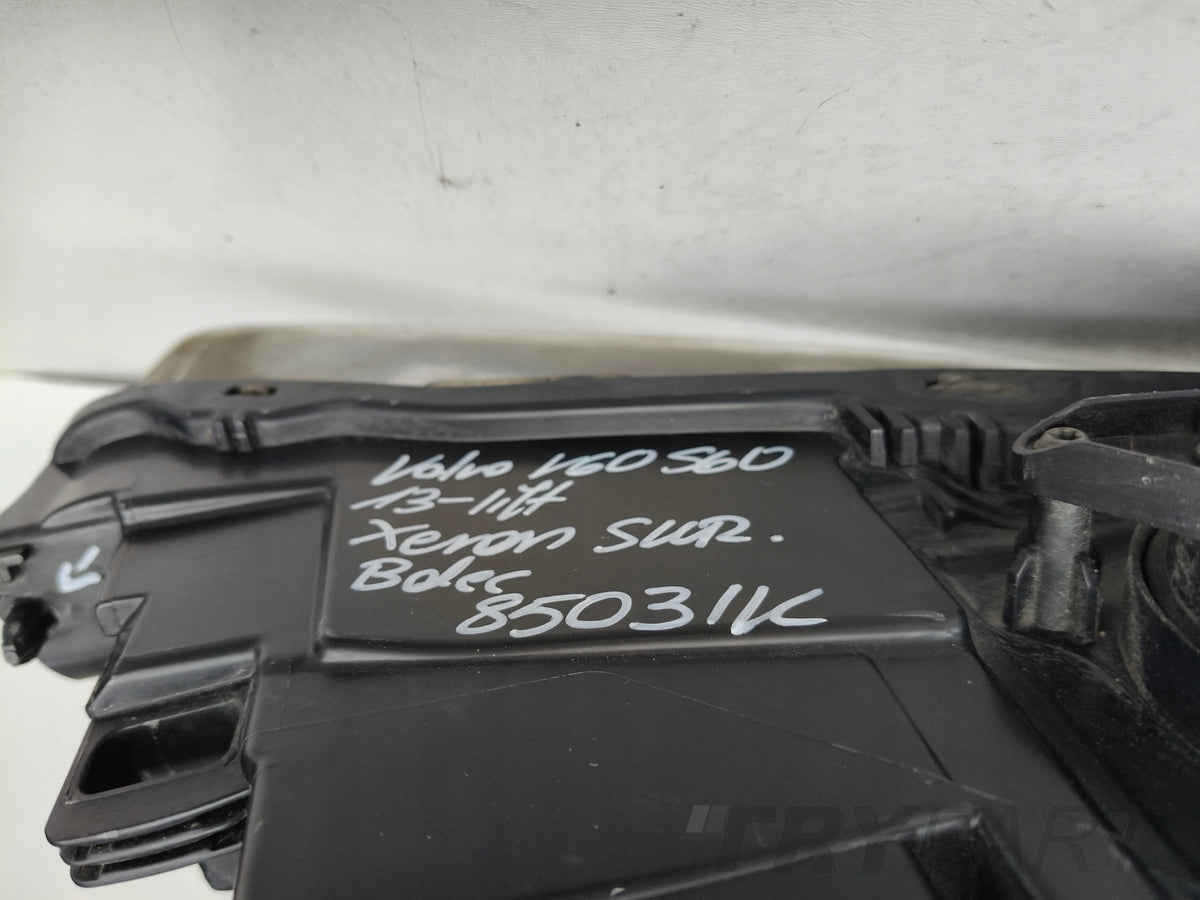 LEFT HEADLIGHT VOLVO V60 S60 13- FACELIFT XENON CORNERING