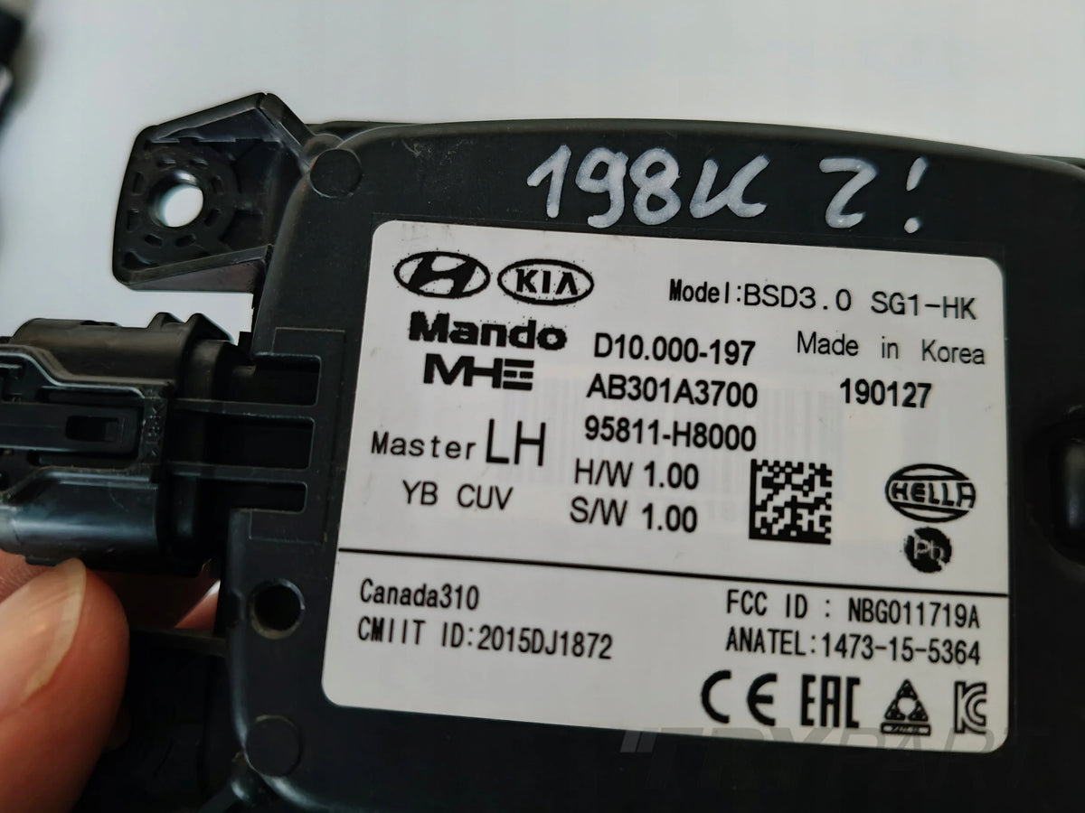 LEFT REAR BLIND SPOT SENSOR HYUNDAI 95811-H8000