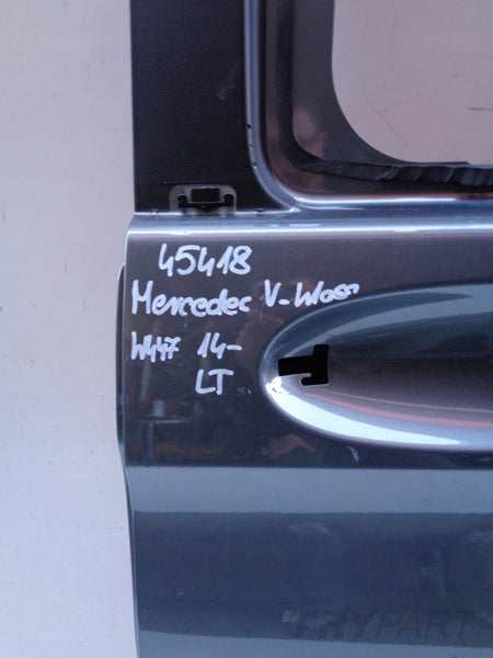 LEFT REAR SLIDING DOOR MERCEDES V-CLASS W447 14- NO. 45418
