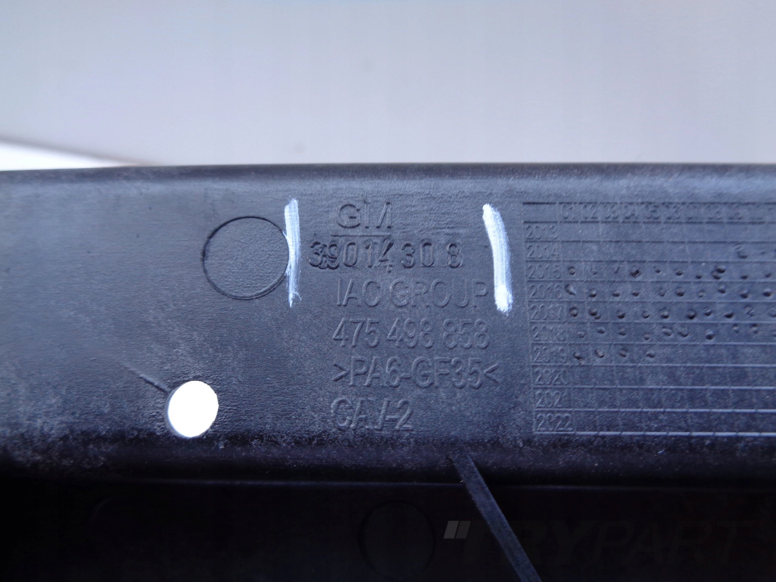 LOWER BUMPER REINFORCEMENT BEAM OPEL CORSA E 14-