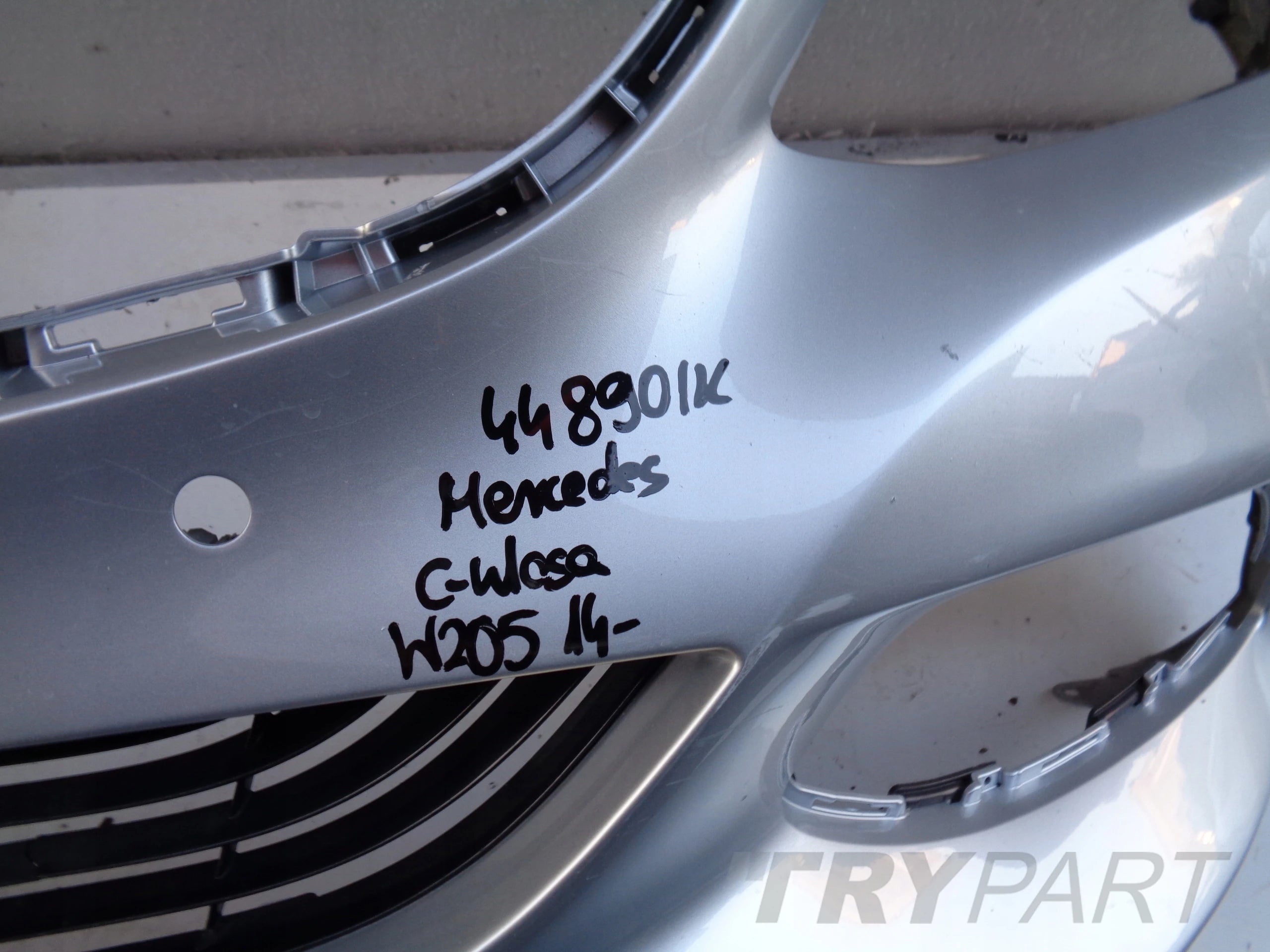 MERCEDES C-CLASS W205 14- EXCLUSIVE FRONT BUMPER NO. 44890